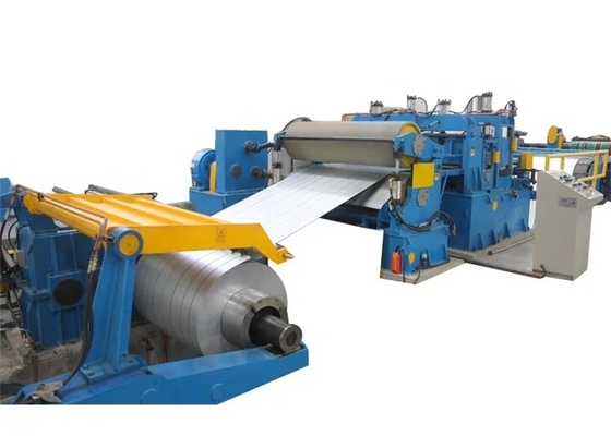 Efficient Steel Slitting Machinery For Coil Inner Diameter 450-550mm Controlled By Plc