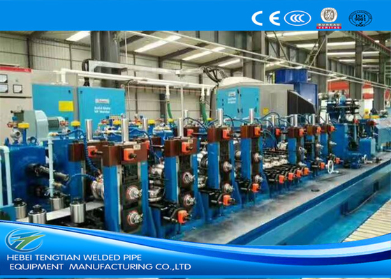 Precision Tube Mill Galvanised Coil Automatic Control 80m / Min Running
