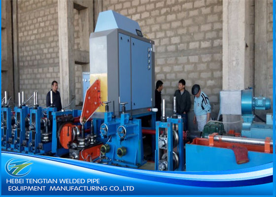 Precision Tube Mill for Galvanized Steel Round Square Tubes 80m/min