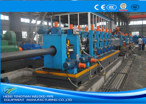 Heavy Duty ERW High Frequency Tube Mill Machine Worm Gearing Rectangular 165 * 6mm Size