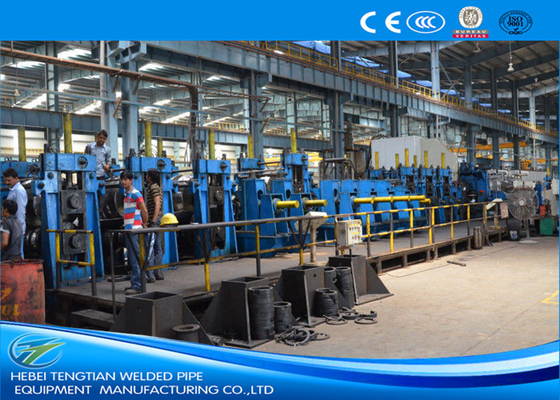 80*80 - 200*200mm ERW Stainless Steel High Frequency Welded Tube Mill Directly Forming