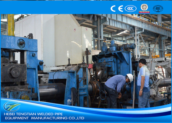 Round Shape Tube Mill Machine Friction Saw Cutting Automatic Function