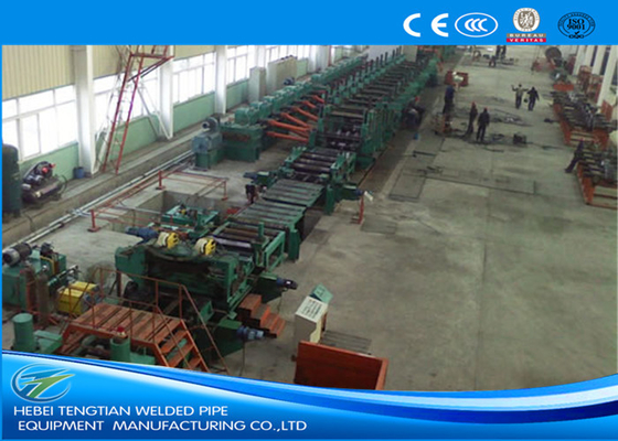 Low Carbon Steel ERW High Frequency Welded Pipe Mill Making Machine Rectangular Pipe Shape
