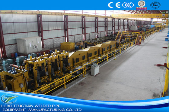 API 5L Tube Mill Machine for 219-508mm Round Pipes 20mm Thick