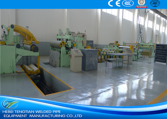 25 Strips Steel Slitting Lines 380V , Galvanized Steel Coil Cutting Machine