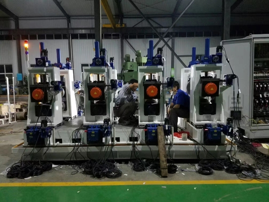 Galvanised Steel Pipe Milling Machine 100m / Min Mill Speed Square Tube Mill