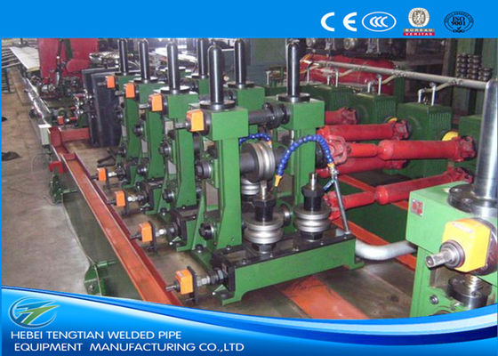 Blue Color Durable Professional Steel Pipe Manufacturing Machine 80m / Min CE