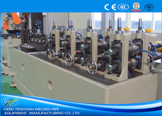 Less Waste Steel Tube Making Machine ERW Welding PLC Control