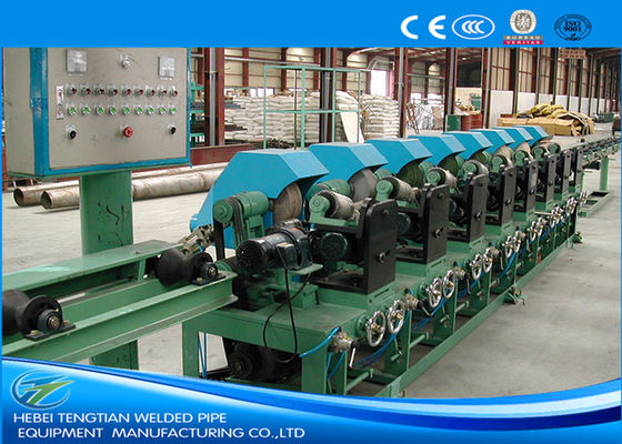 TT60 PLC Control Stainless Steel Tube Mill Machine 38-114mm OD