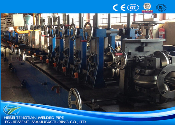 201 MS PLC Control Steel Pipe Making Machine For 1.5mm Thickness
