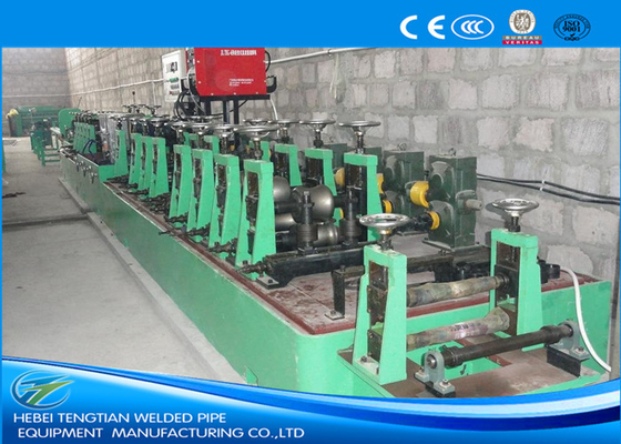 Steel Tube Rolling Ss Pipe Making Machine PLC Control Custom Colors