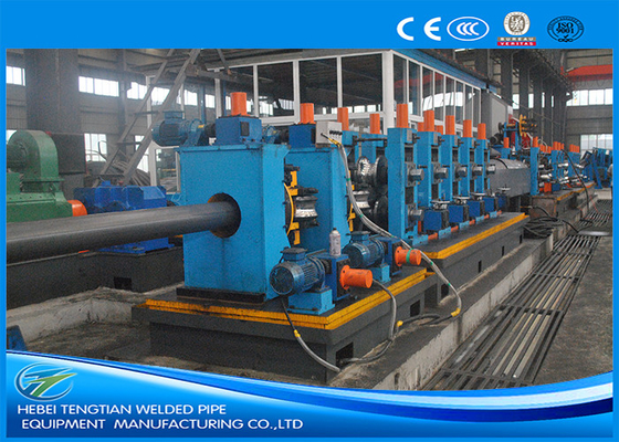 Adjustable Size Steel Pipe Production Line , Welding Tube Manufacturing Machine