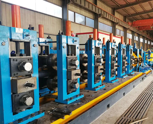 500KW 380V Power High Frequency Welded Pipe Mill Roll Forming PLC Control System