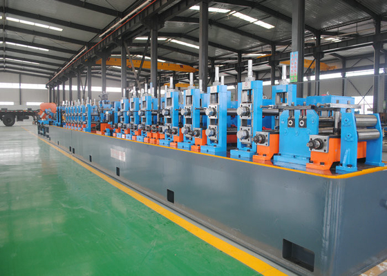 High Performance Carbon Steel ERW Pipe Mill , Steel Pipe Manufacturing Machine