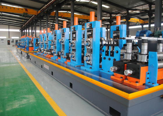 HF ERW carbon Steel Tube Mill , Electric Resistance Welded Pipe Forming Line