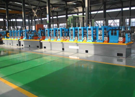 Straight Seam Welded Carbon Steel Tube Mill / ERW Pipe Mill Line