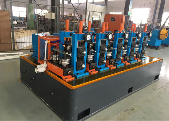 Precision Tube Mill High Speed ERW Ms Pipe Forming Machinery , tube mill equipment Automatic PLC Control