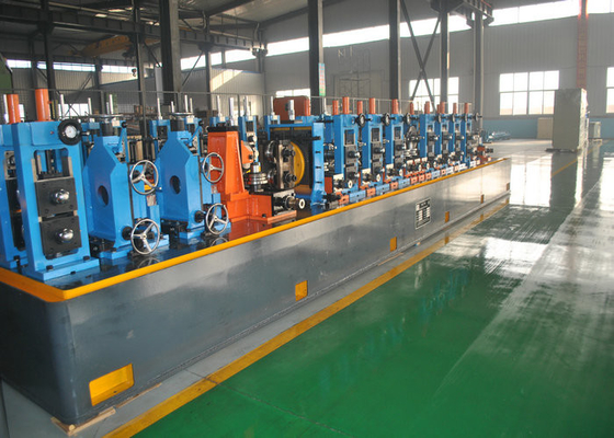 Precision Tube Mill High Performance Steel Pipe Making Machine , Welding Tube Mill Machine