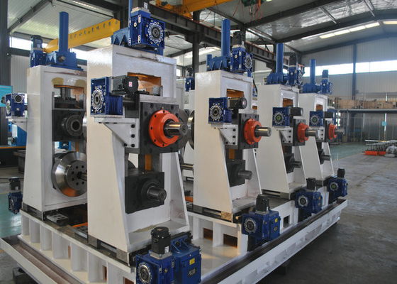 Manual Or Automatic Welded Pipe Making Machine Square Tube Mill