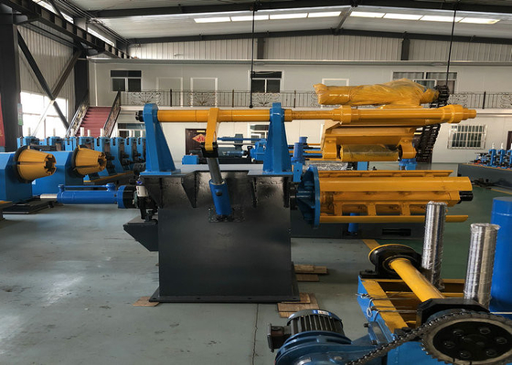 Steel Coil Decoiler Slitting Machine With PLC Unit High Accuracy