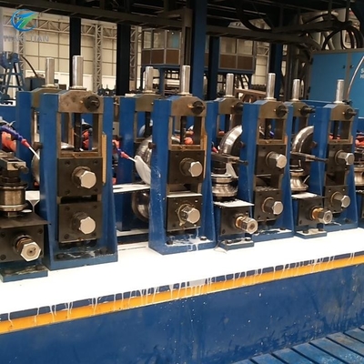 Servo Motor 380V Steel Tube Making Machine Pipe Production Line
