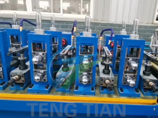 HG 24 Steel Pipe Manufacturing Machine 0.8-4.5mm Thickness Round Pipe