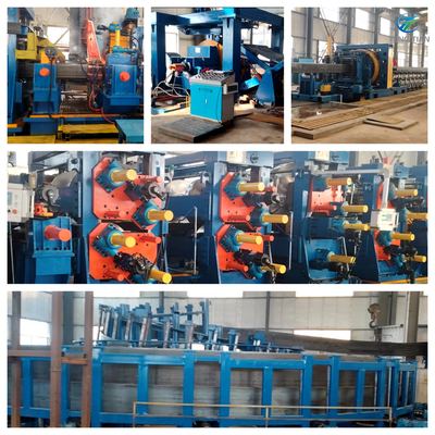 Metal Pipe Mill Machine Blue Color