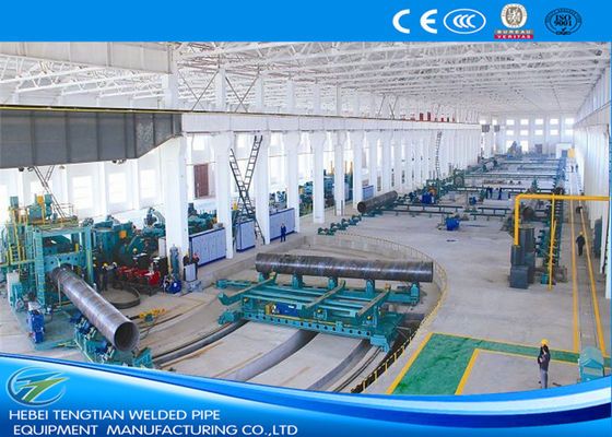 HRC Material Welded Pipe Mill for Carbon Steel Max 14mm Thickness