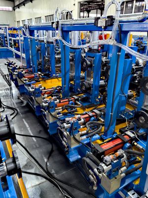 China Machinery Professional Design and Production Factory Api Erw Steel Tube Production Mill Line 4-12mm Wall Thickness Pipe Making Machine 