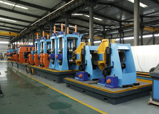 HG76-114 Professional 380v Tube Mill Machine 600kw Power 60*6*1.8m Size