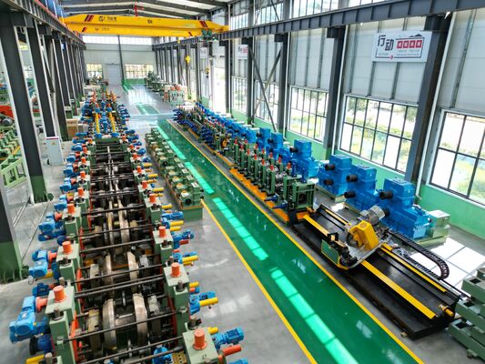 Welded Pipe Mill 300-508mm Diameter 0-25m/min Speed