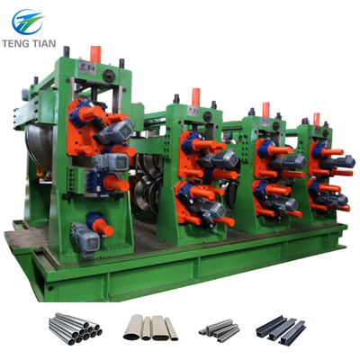 PLC Controlled High Frequency Welded Pipe Mill Line Carbon Steel Tube Forming Equipment