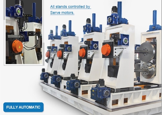 Automatic 80m/Min Friction Saw Cutting ERW Pipe Mill