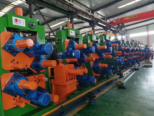 200x200mm 14.0mm Thick high frequency welded tube mill Quick Change