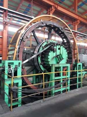 219x6mm Tube Mill Equipment High Frequency Welded Full Automatic Tube Mill